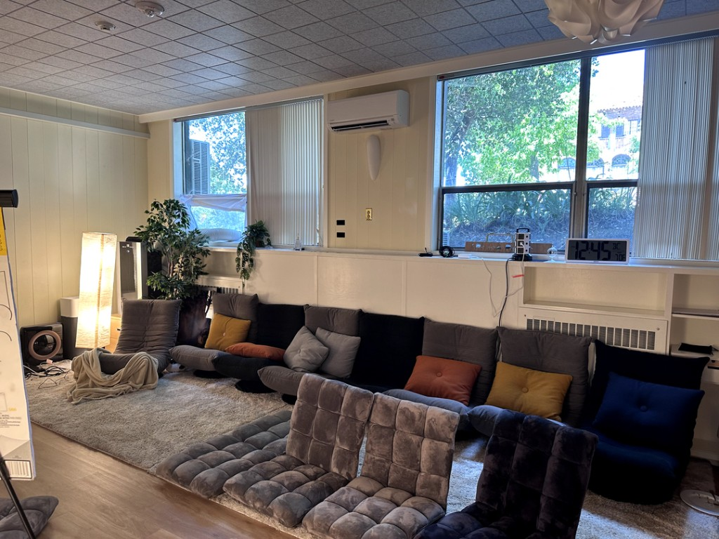 Bay Area office interior kept comfortable by an Air Synergy-installed ductless mini-split system on the wall