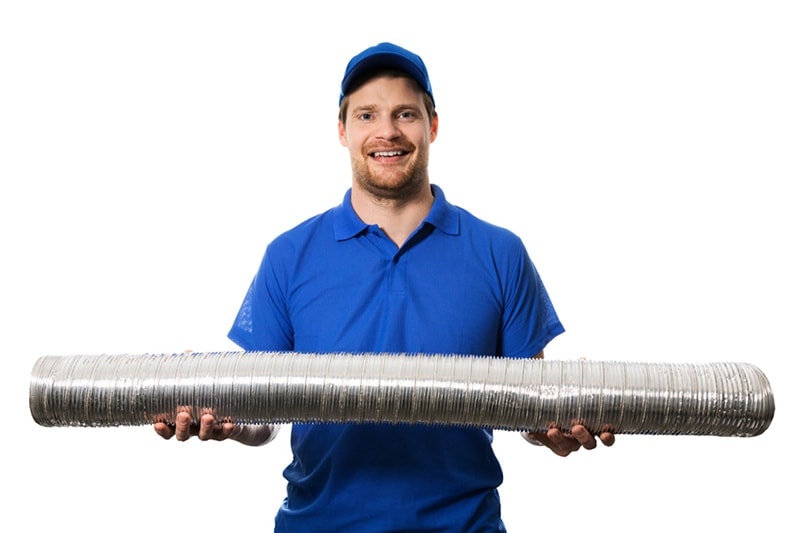 What Are Signs I Need a New Furnace?, HVAC man in blue shirt