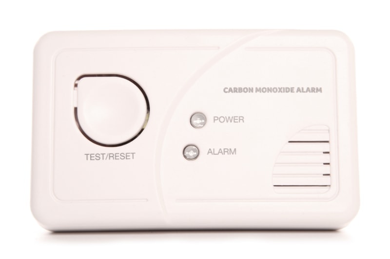 Learn the Facts About Carbon Monoxide - Carbon monoxide alarm studio cutout.