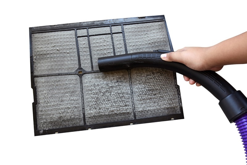 air filter cleaning